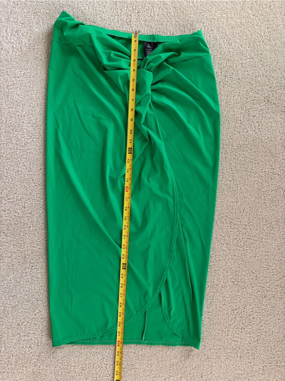 Alex Marie Emerald Green Twist-Front Swim Skirt - Picture 4 of 8